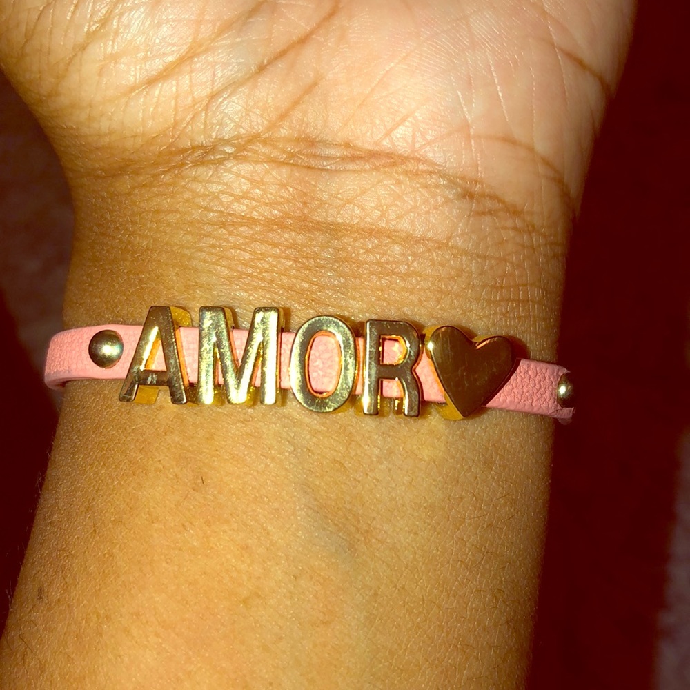 Pink & Gold BCBG "Amor" Bracelet